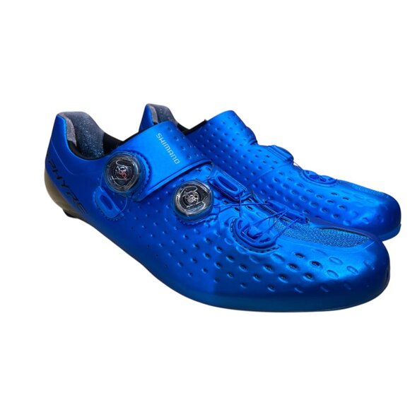 Shimano S-Phyre RC9B Carbon Mens Cycling Shoes Blue Size EUR 43 US 8.9  NEW - Picture 7 of 9